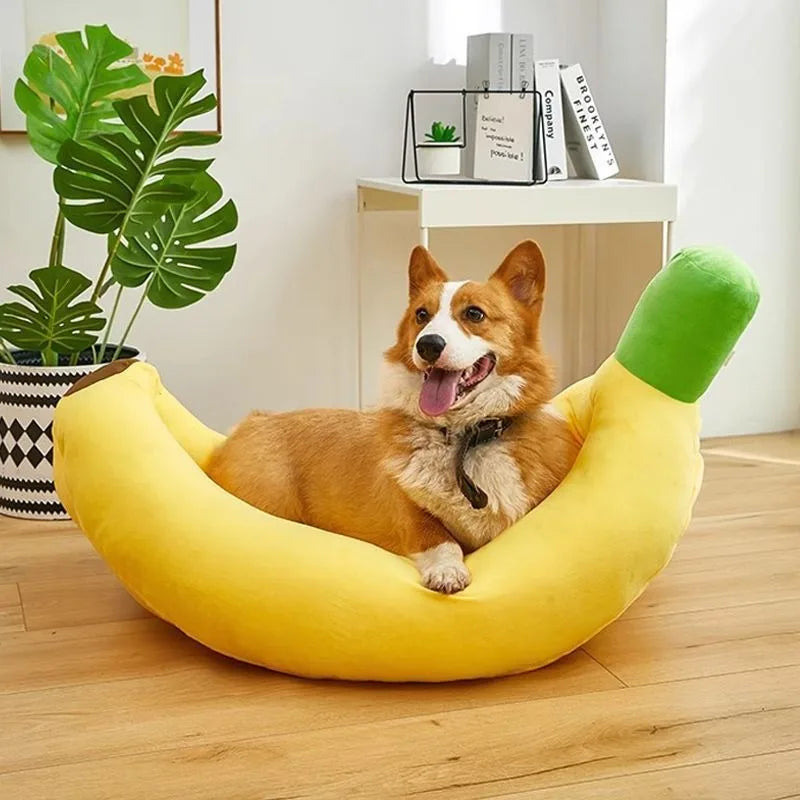Cama Banana para Mascotas