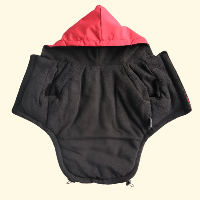 Chaqueta impermeable reflectante para perros