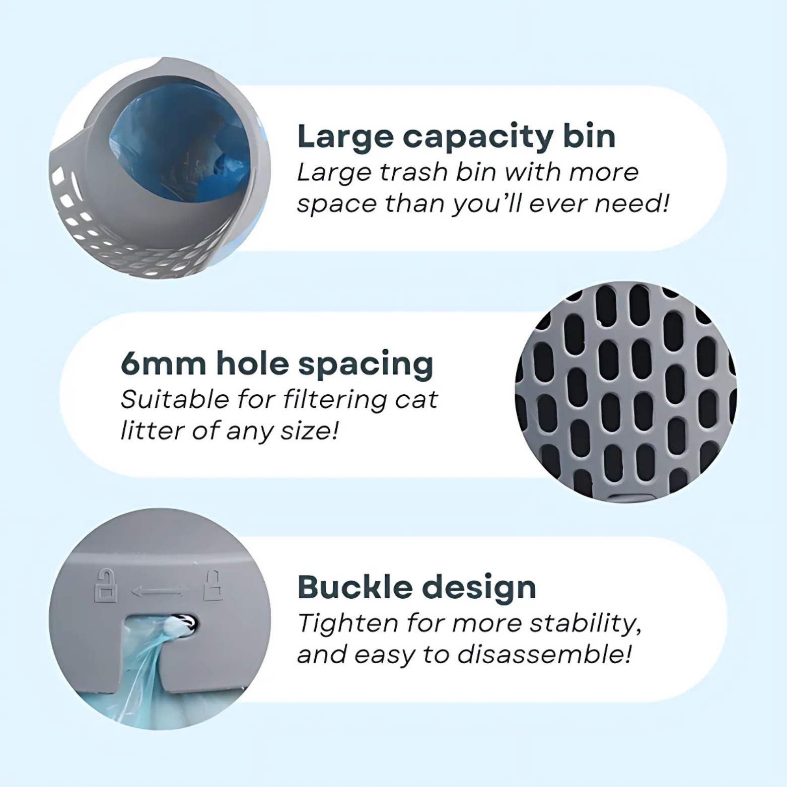 Cestino per la raccolta dei rifiuti