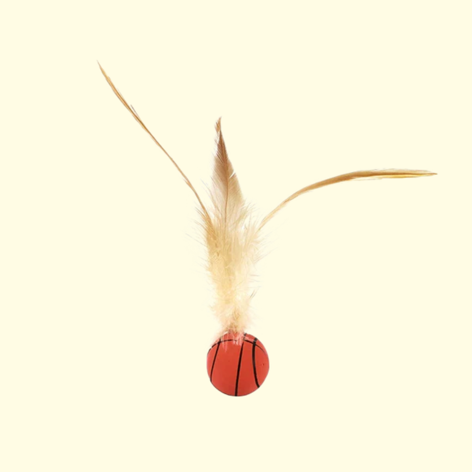 Pelota Saltarina con Plumas