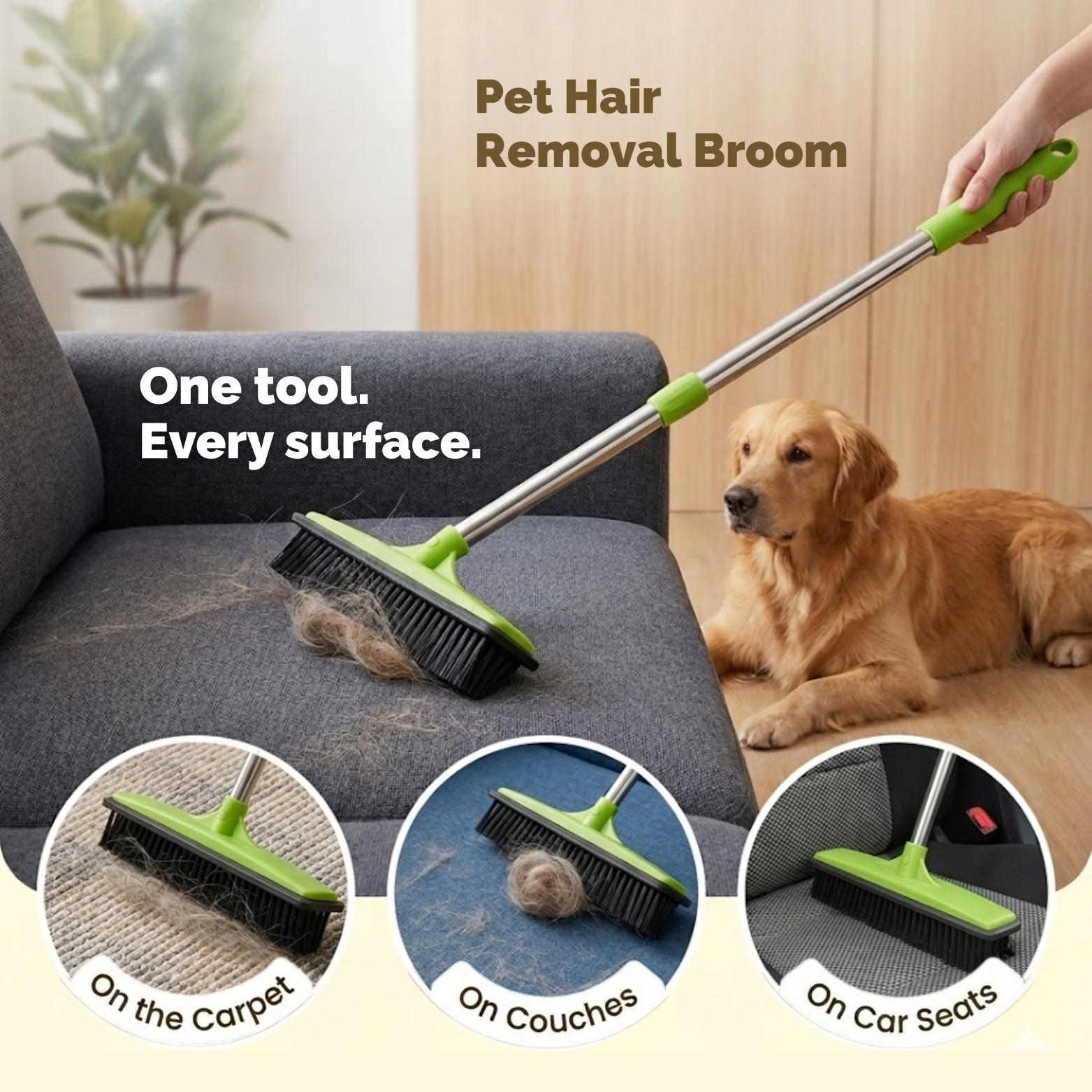 Dog Hair Removal Broom