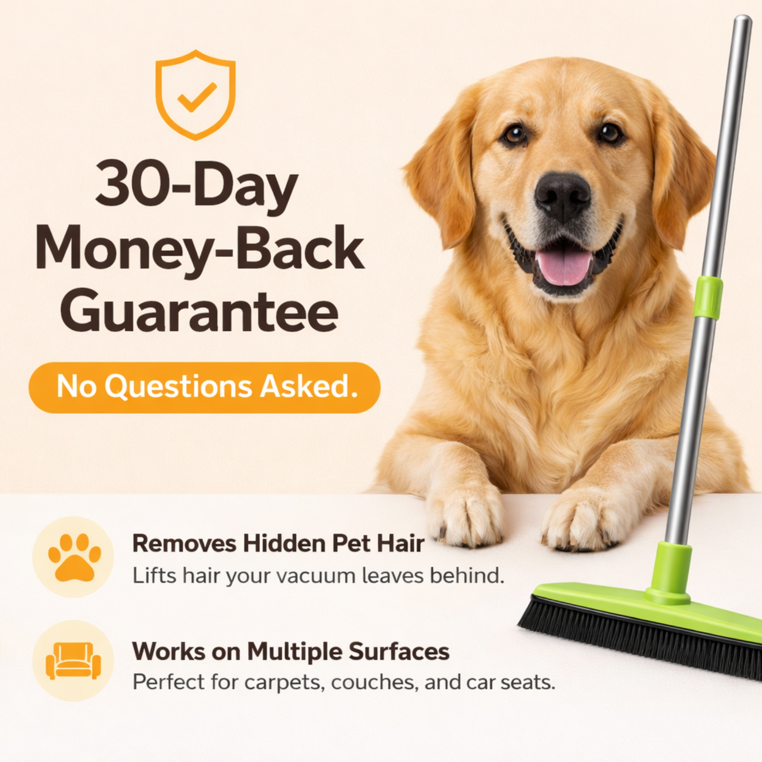 Dog Hair Removal Broom