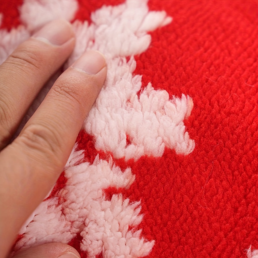 Cama túnel navideña para gatos